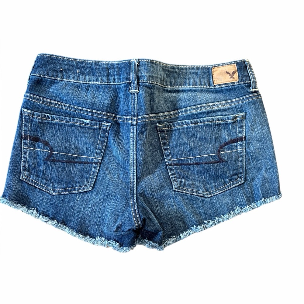 American Eagle Stretch Denim Cut-Off Shorts - Picture 2 of 7
